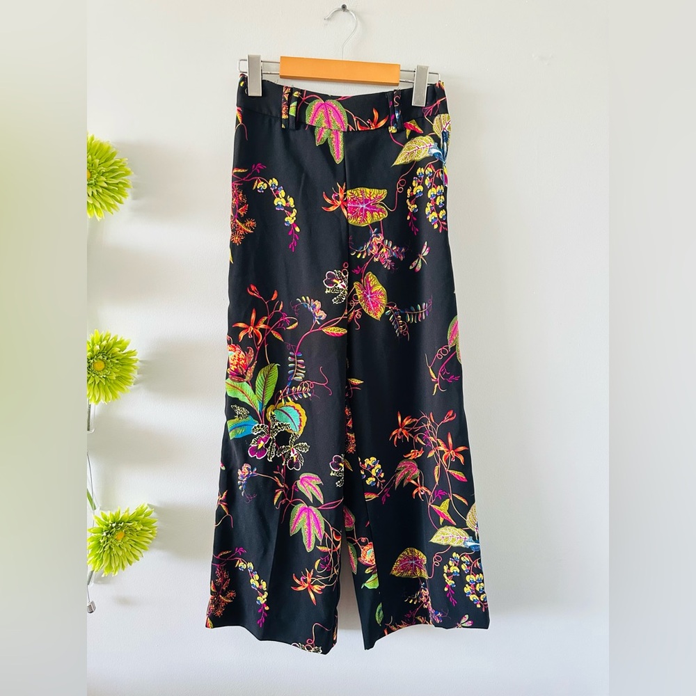 H&M | Floral Wide Leg Pants